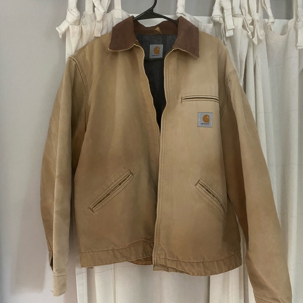 Vintage Carhartt Sandstone Duck Detroit Jacket